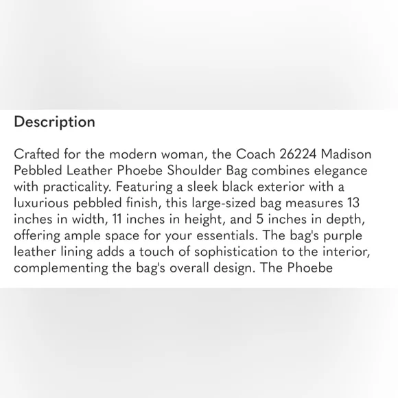 Coach Madison Hailey Leather Hobo Bag - Picture 12 of 16